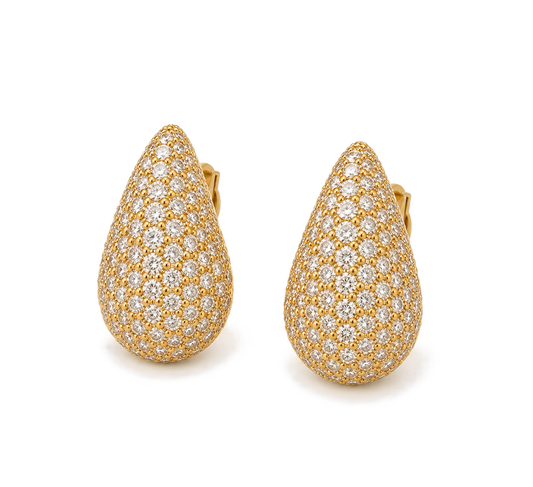 Angel tear earrings